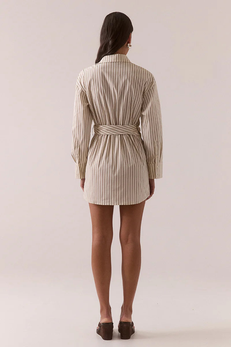 TAVERN SHIRT DRESS LATTE