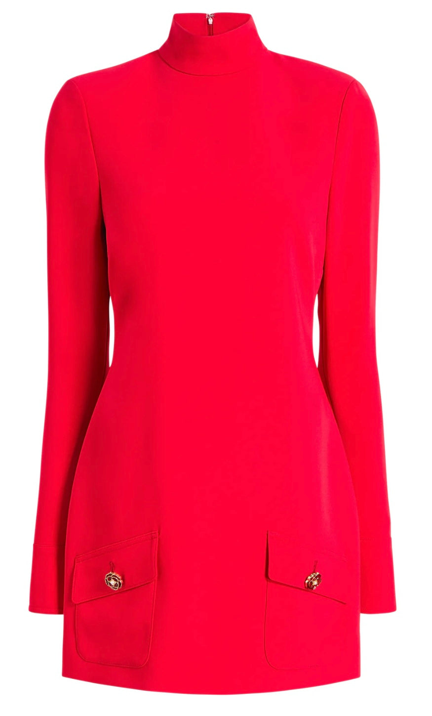 red cinq a sept dress Cinq A Sept - Fia Midi Dress