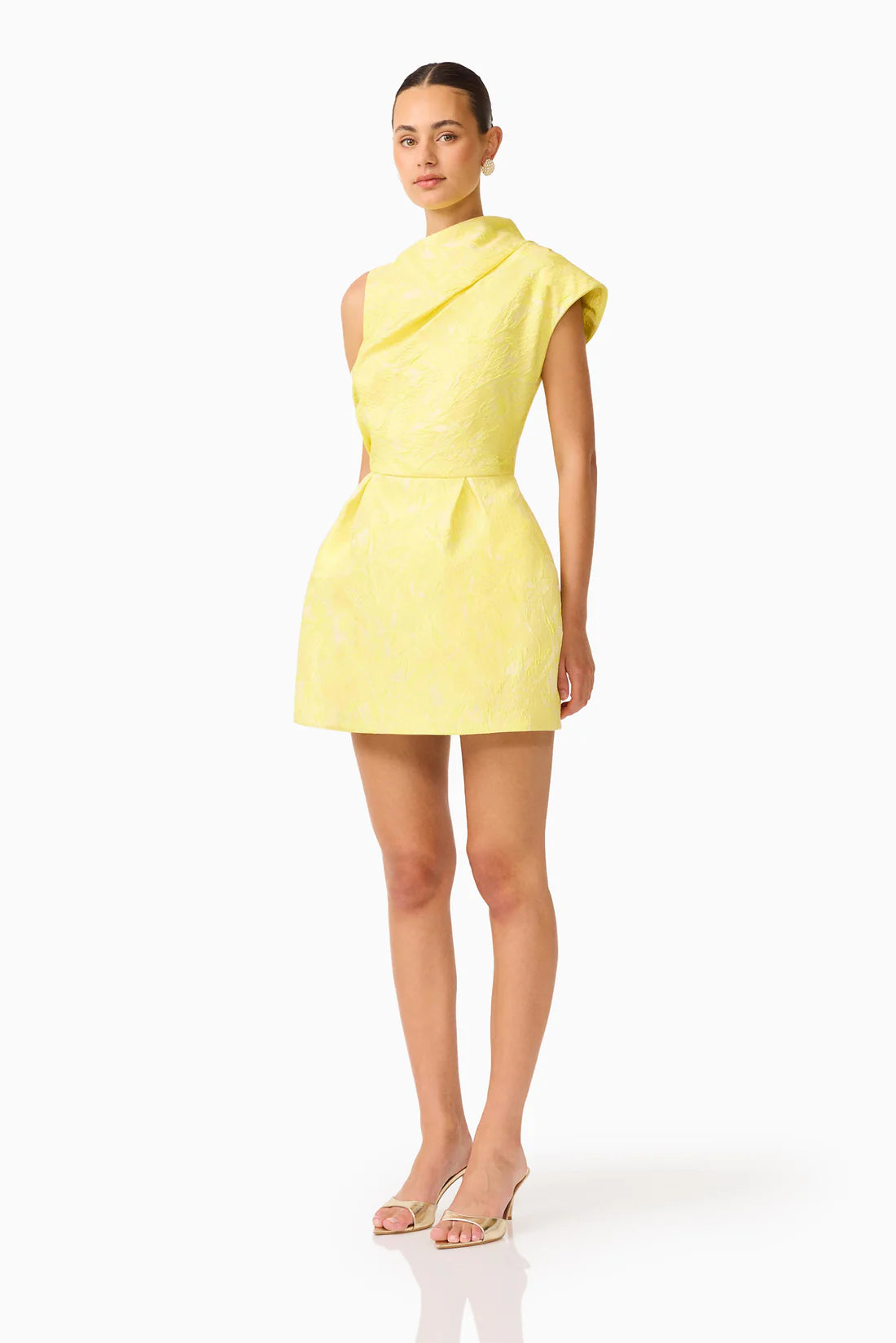 Luella Asymmetric Mini Dress