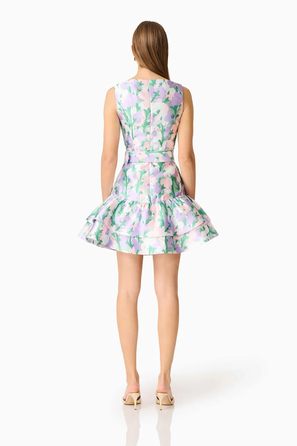 LAVINA V-NECK MINI DRESS