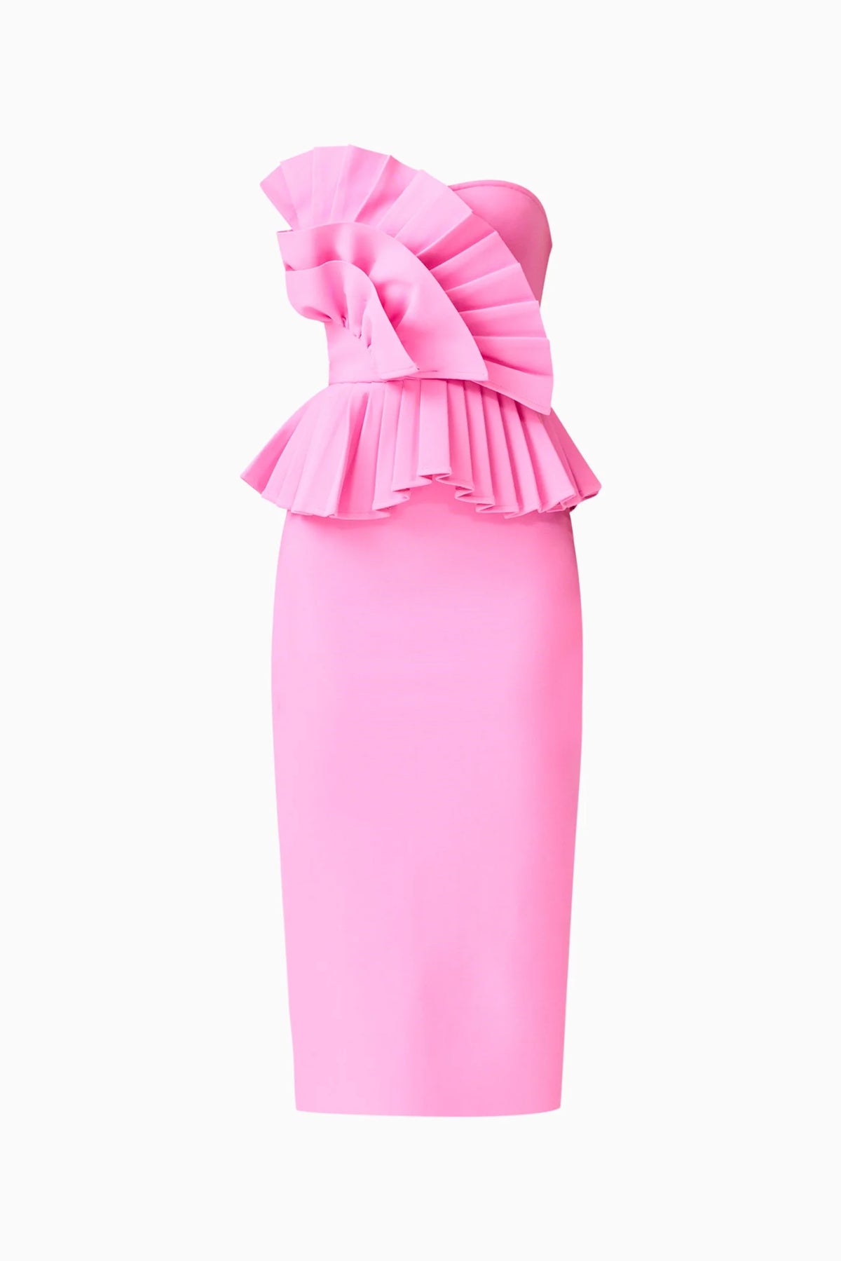 Orelia Pleated Midi Dress