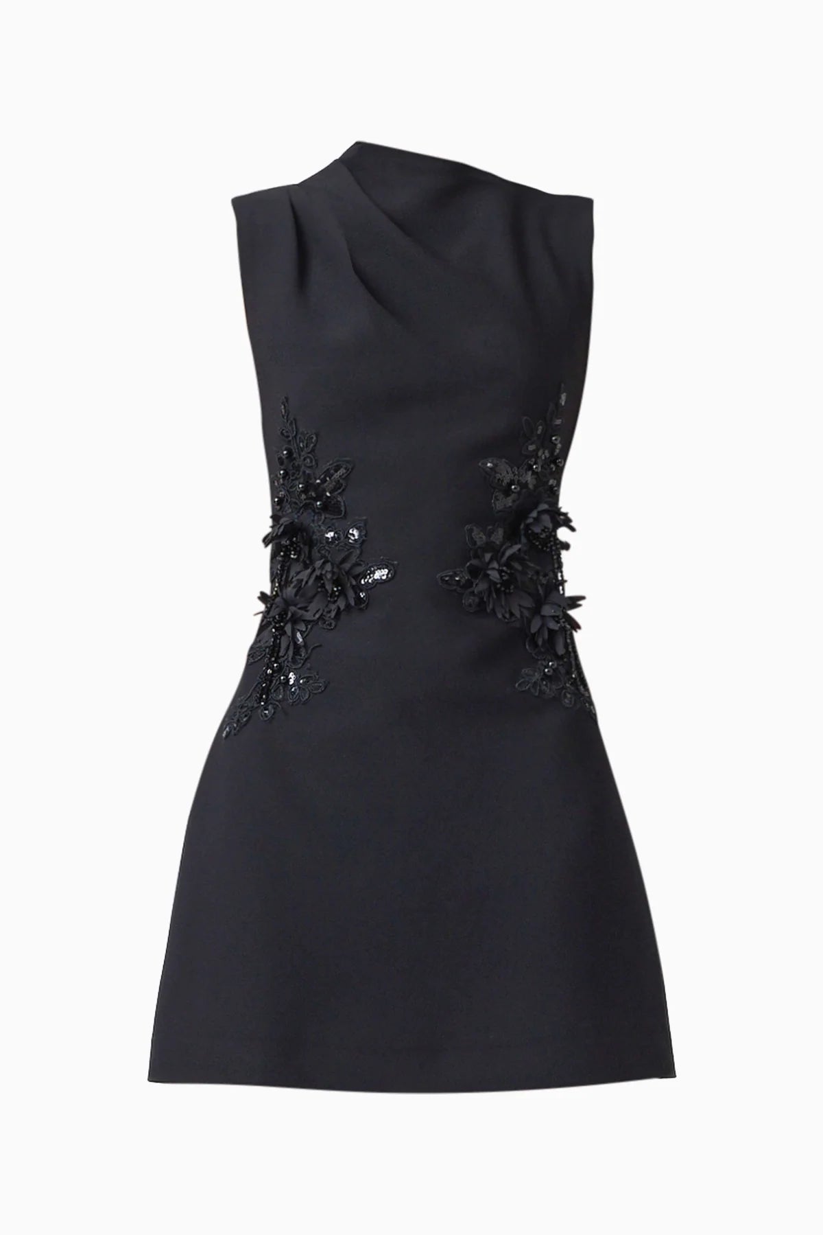 Zinelle A-Line Mini Dress in Black