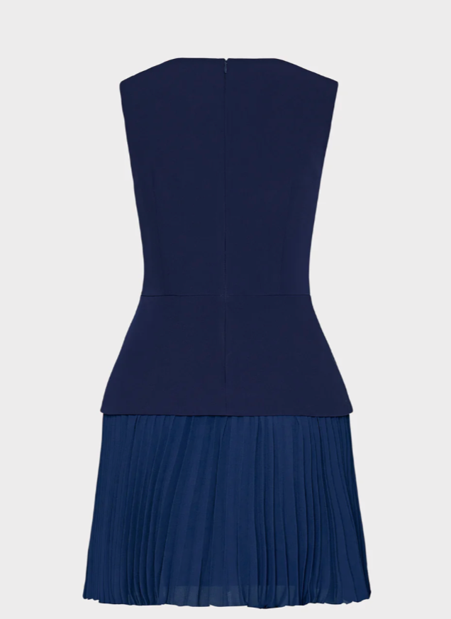 HADDY PLEATED MINI DRESS