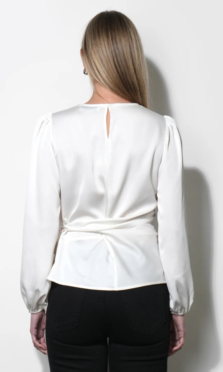 Lola Long Sleeve Side Tie Blouse