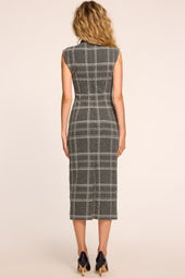 Georgia Lurex Tweed Midi Dress