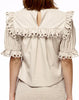 LEATHER EYELET TOP