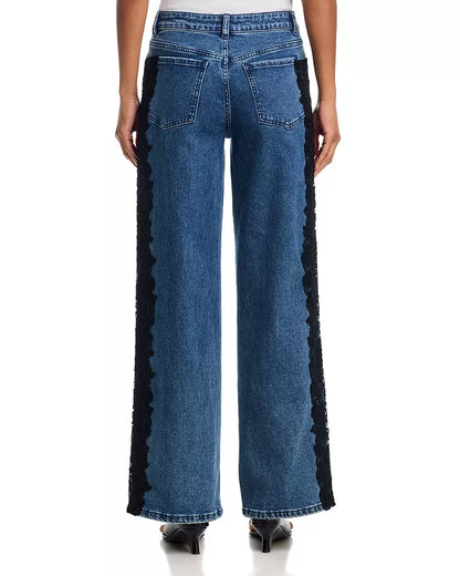 Lace Combo Jeans