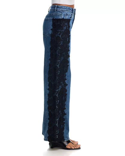 Lace Combo Jeans