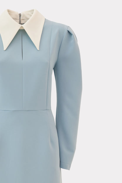 Light Blue Formal Midi Dress
