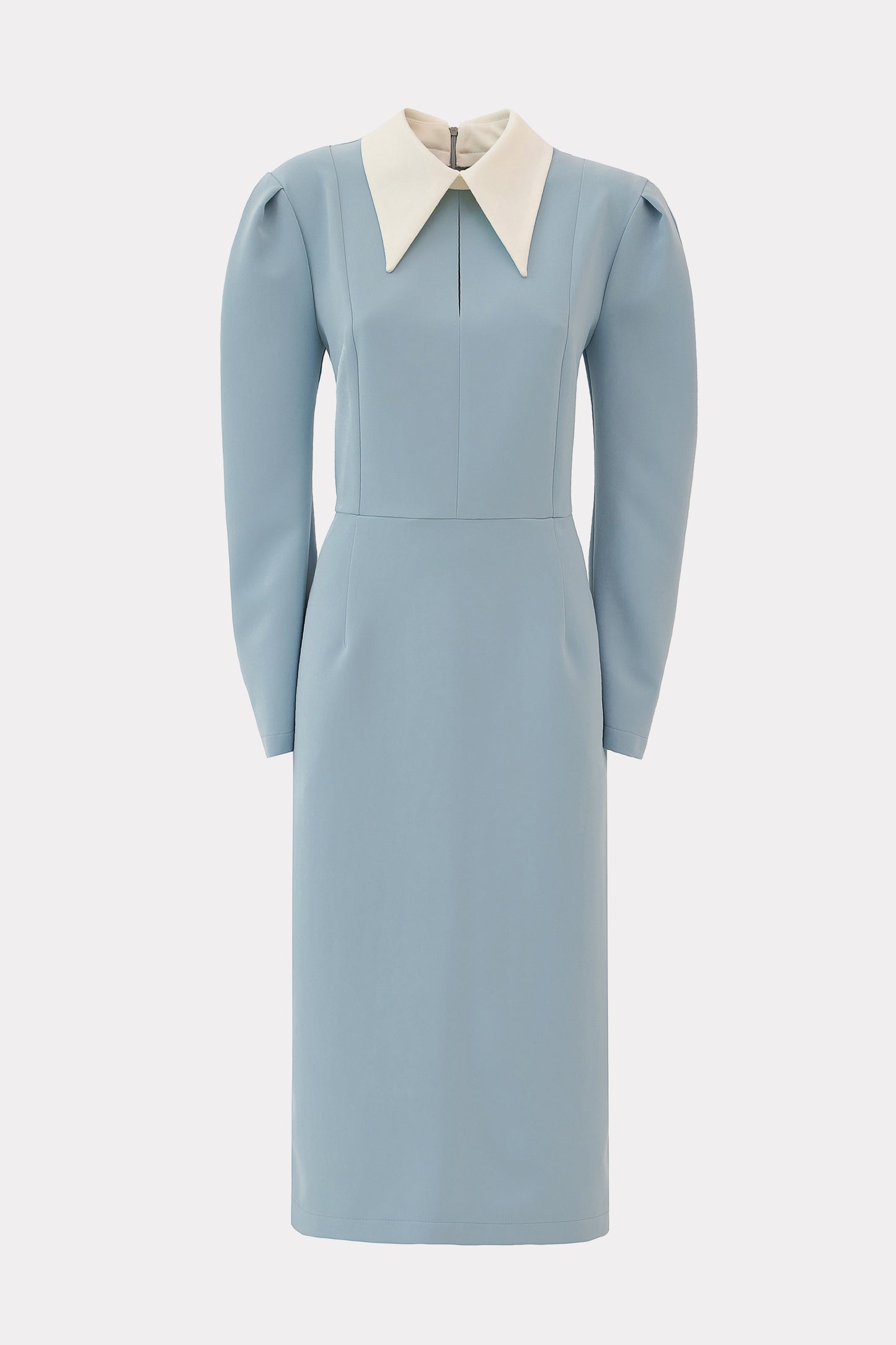 Light Blue Formal Midi Dress
