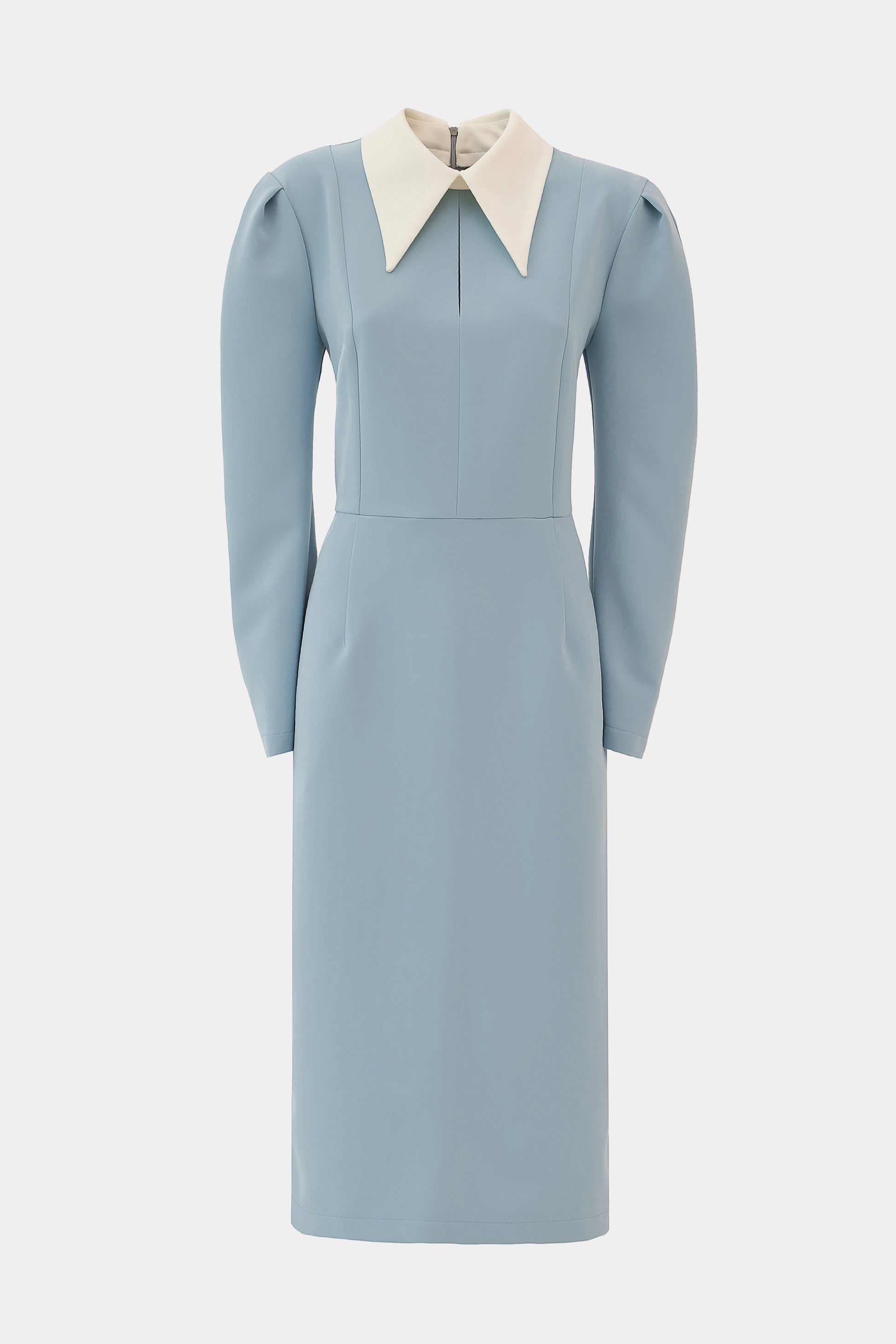 Light Blue Formal Midi Dress