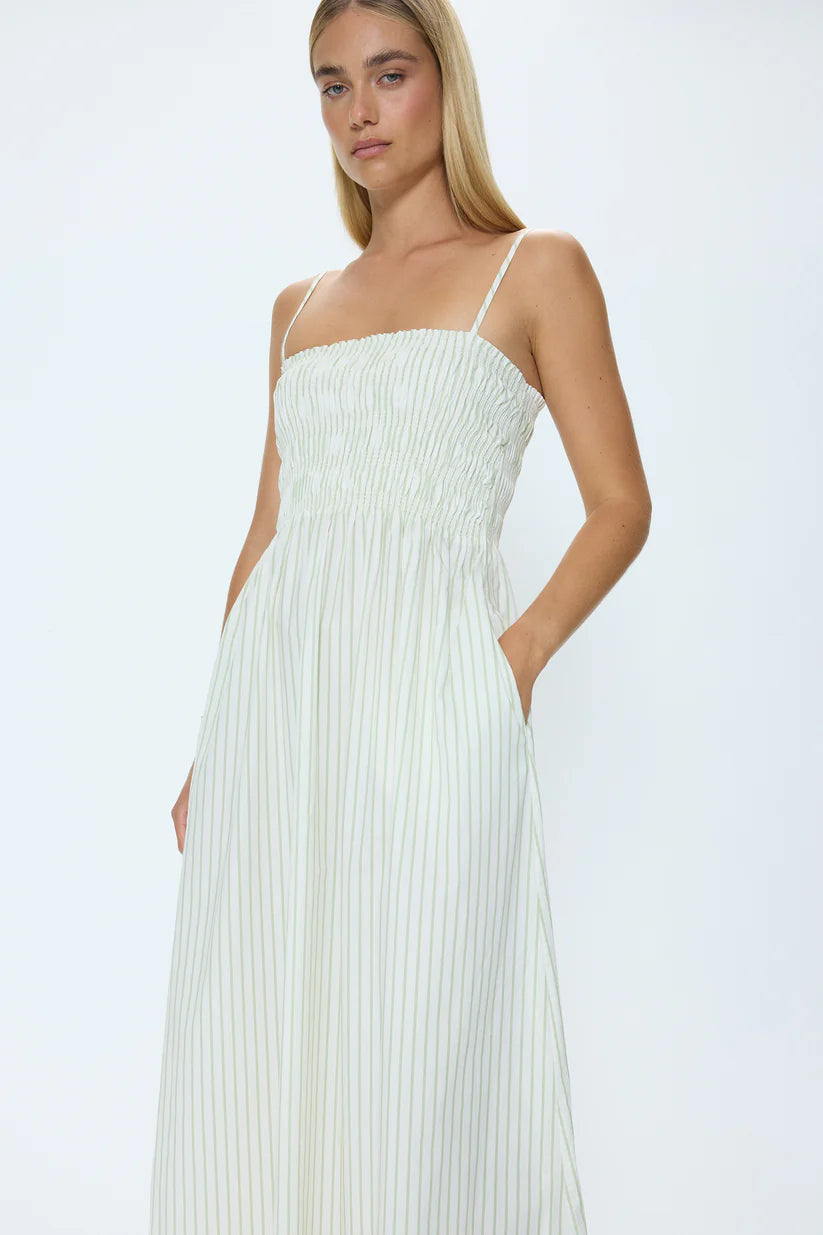 BIANCA SHIRRED BODICE DRESS