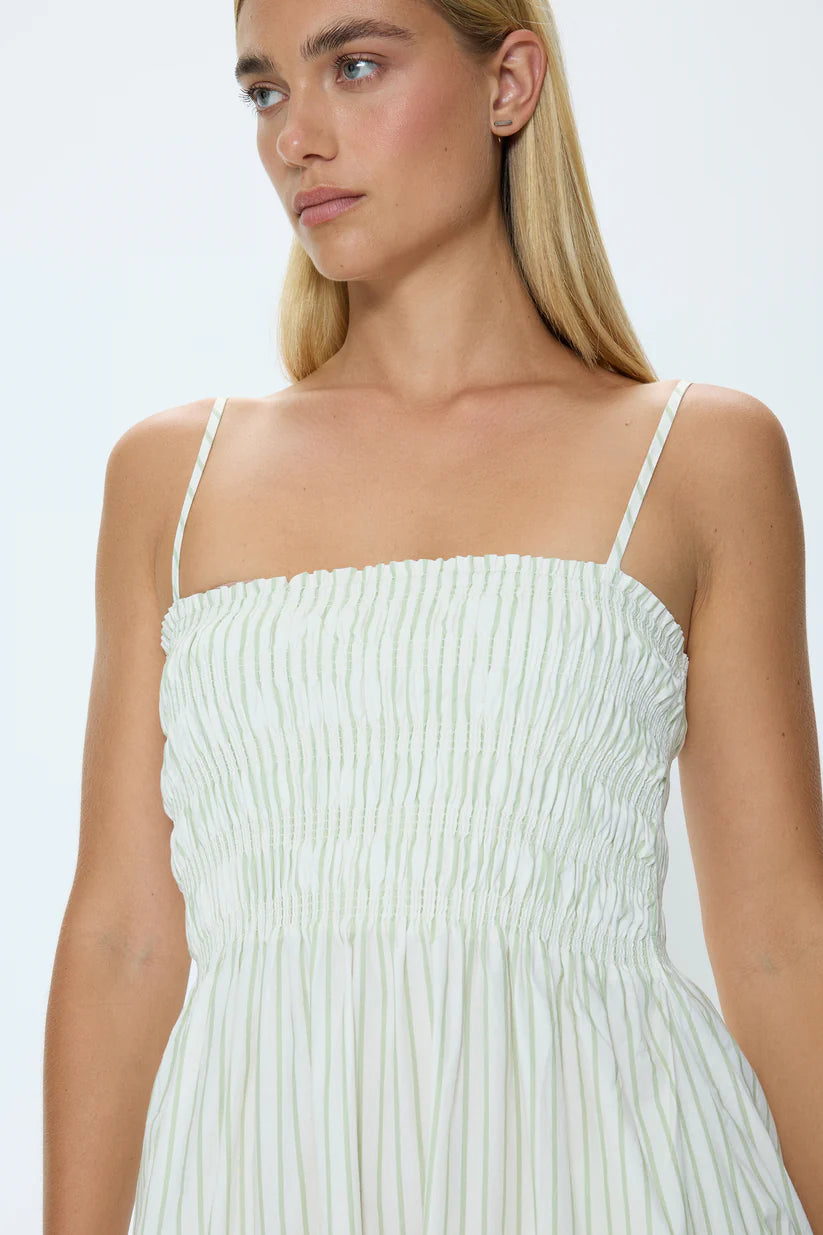 BIANCA SHIRRED BODICE DRESS
