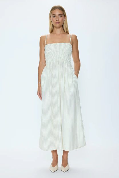 BIANCA SHIRRED BODICE DRESS