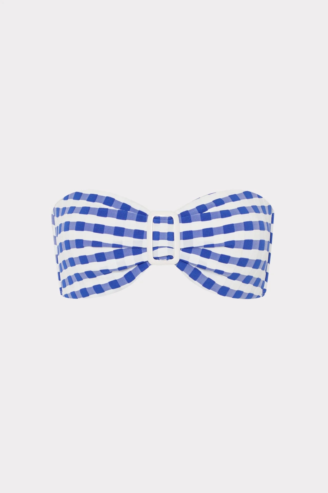 MARGOT JACQUARD COTTAGE BANDEAU TOP