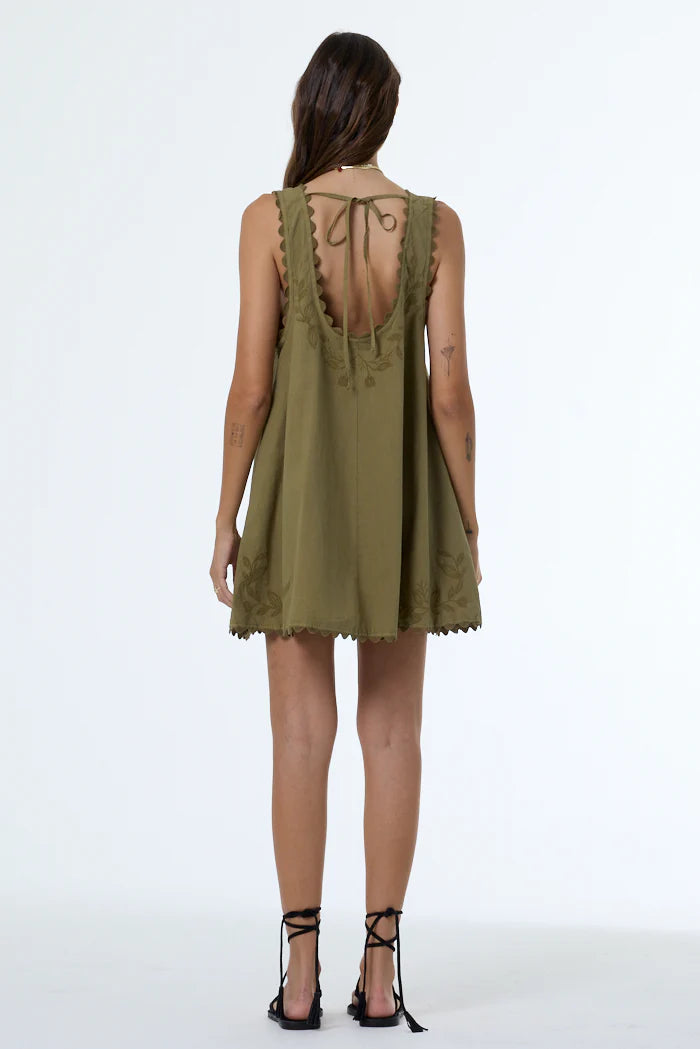 Kiona Mini Cotton Swing Dress