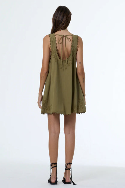 Kiona Mini Cotton Swing Dress