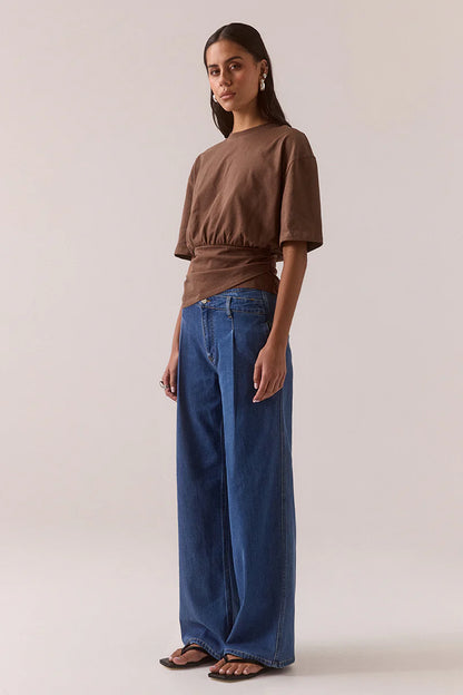 DELANI TEE HAZELNUT