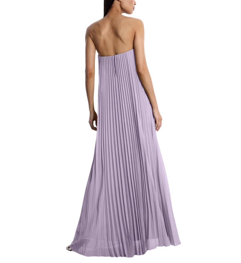 PLEATED GOWN