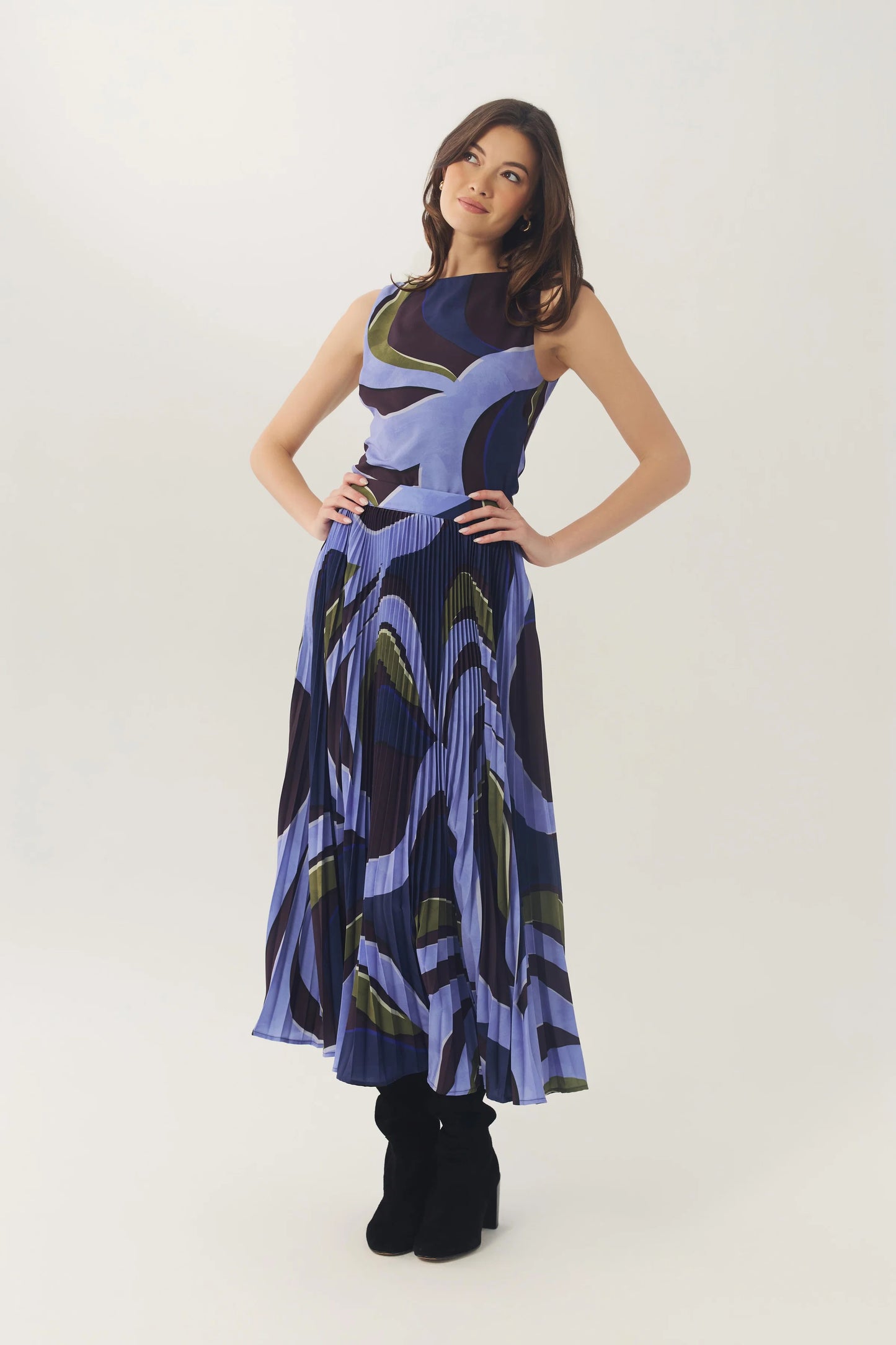 Max Pleated Skirt
