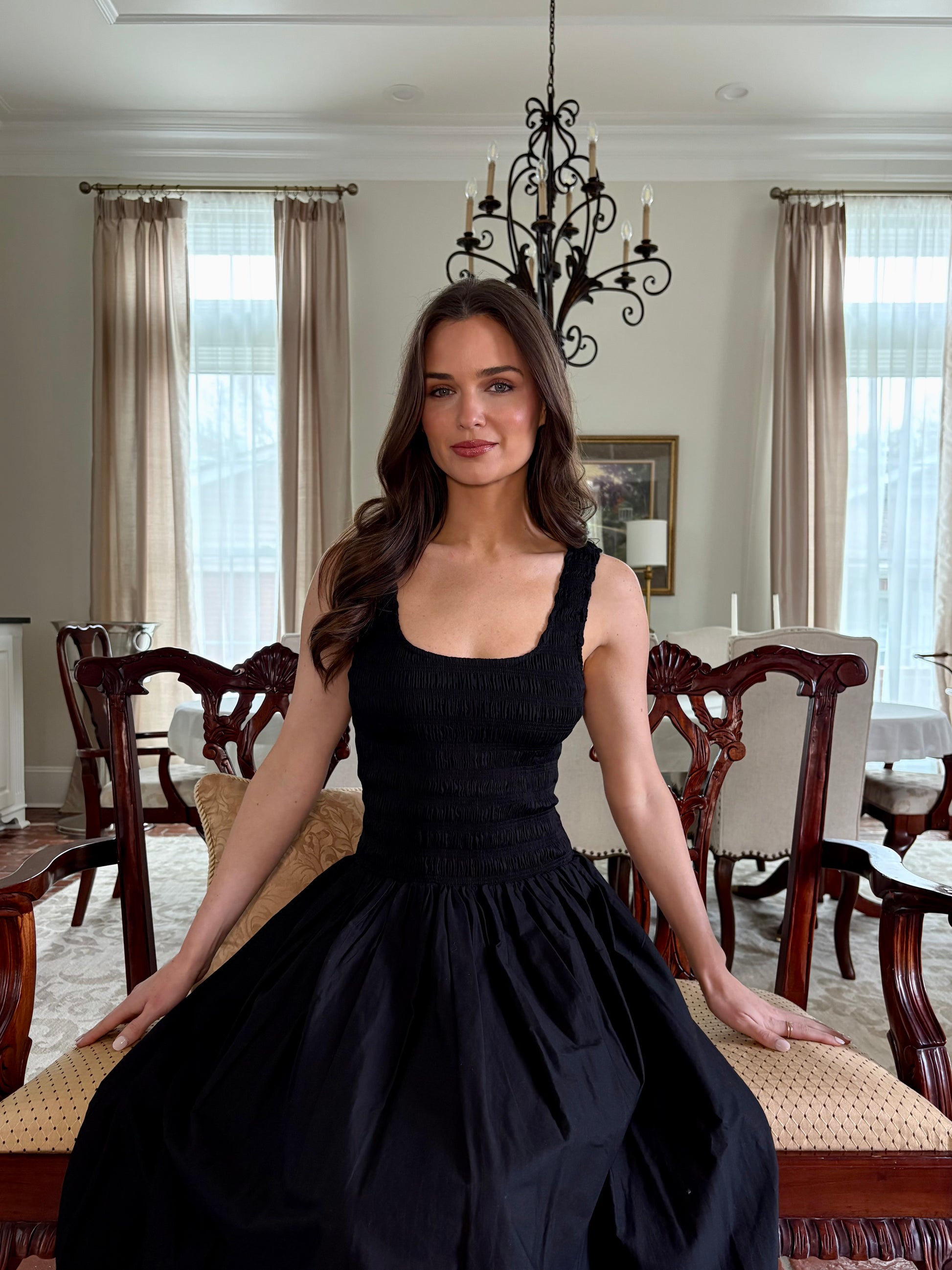 green emerald velvet dress ALESSIA DRESS