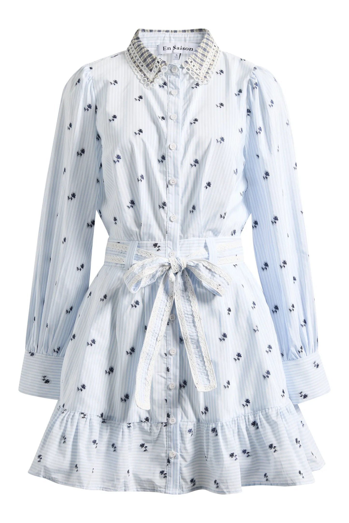 Print Collared Shirt Dress