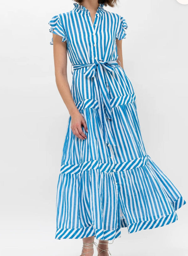 RUFFLE BUTTON MAXI