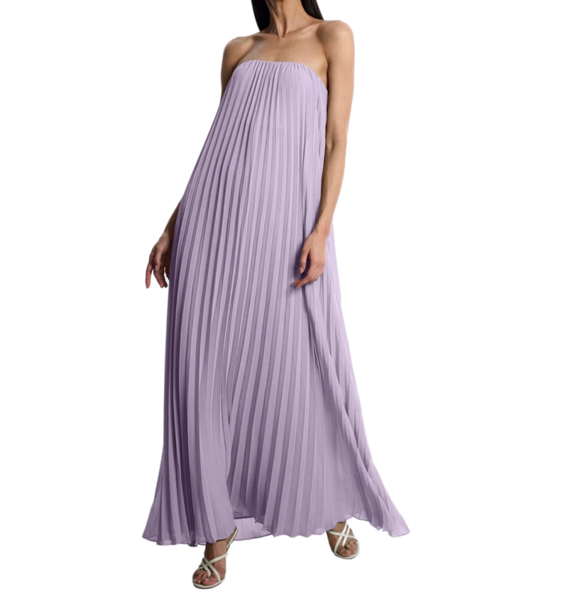 PLEATED GOWN