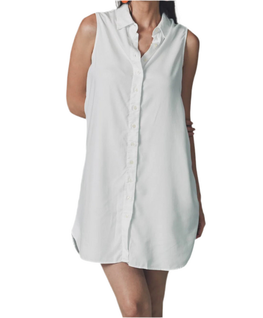 SLVLESS SHIRT DRESS ~