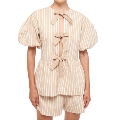 BOW TIE BLOUSE *