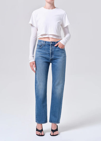 90's Pinch Waist High Rise Straight