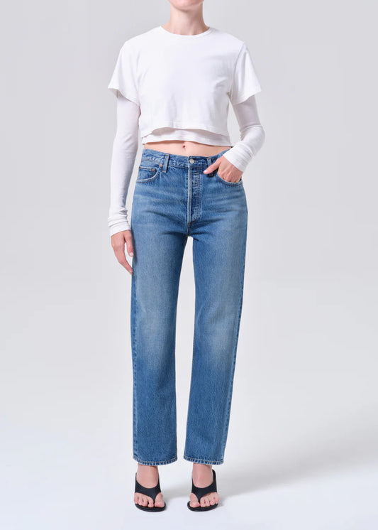 90's Pinch Waist High Rise Straight