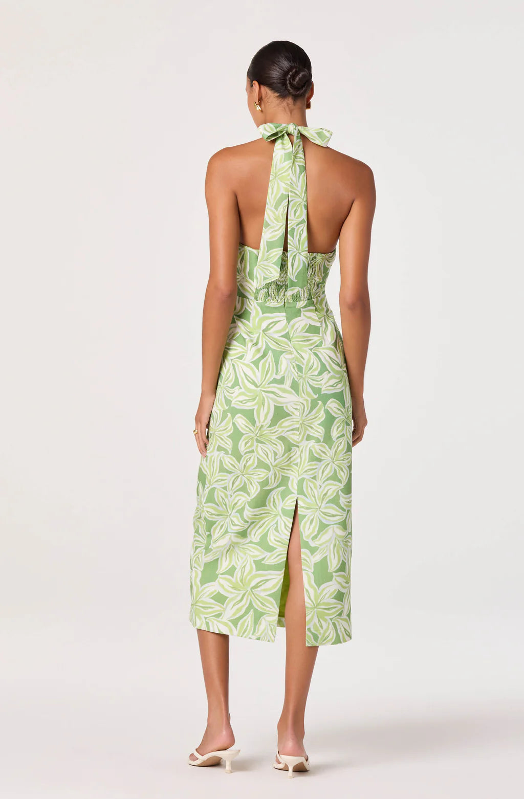Anita Halter Keyhole Midi Dress