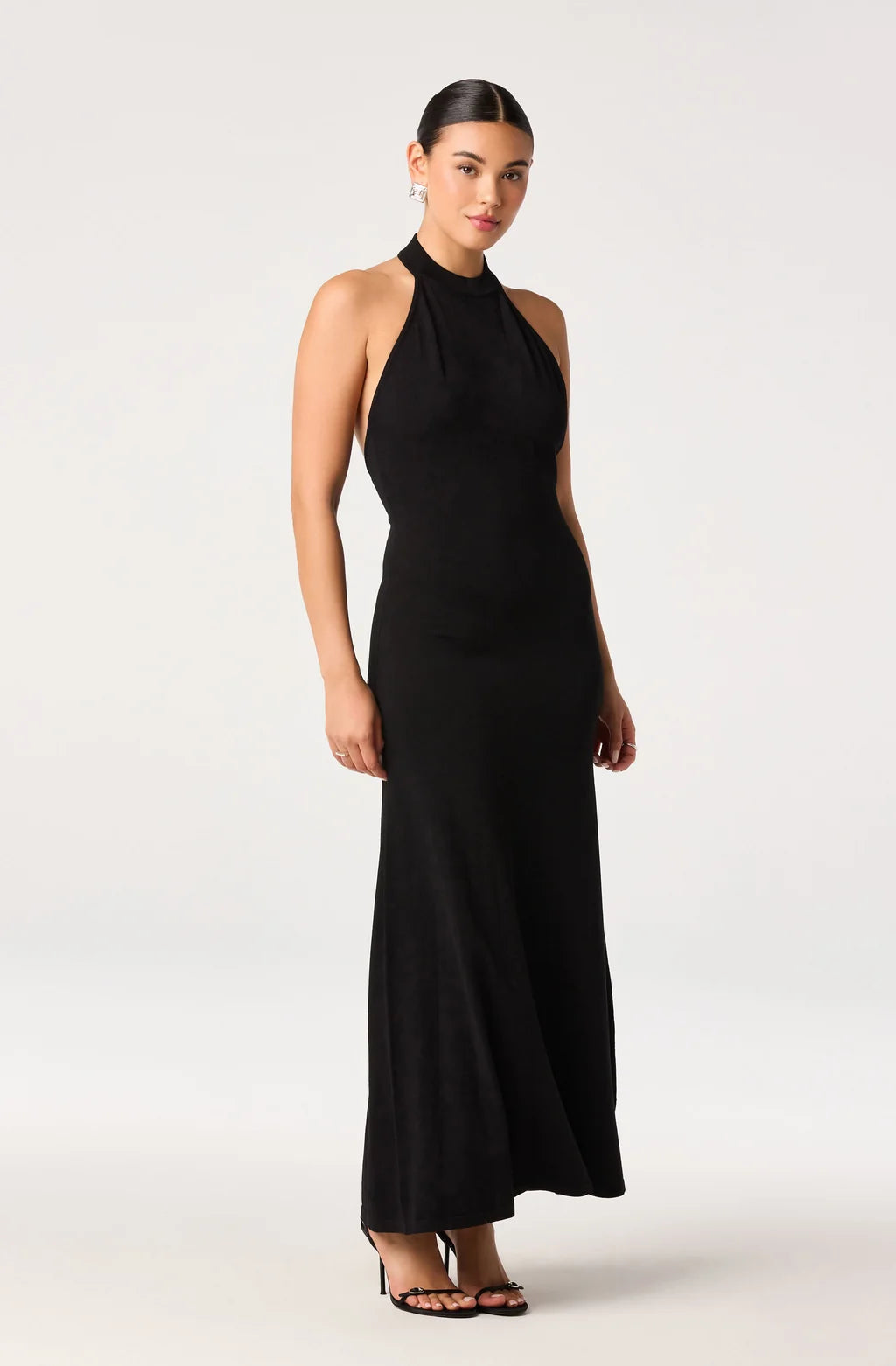 Lacy Halter Maxi Dress