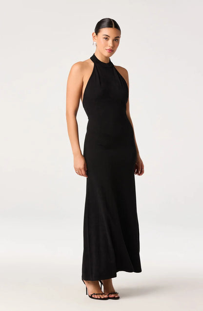 Lacy Halter Maxi Dress