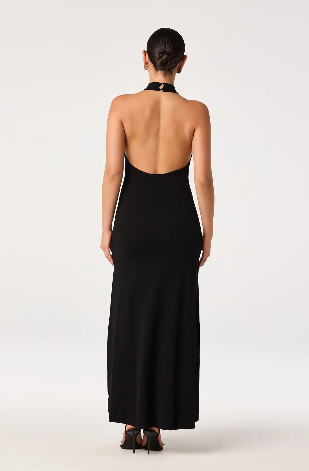 Lacy Halter Maxi Dress