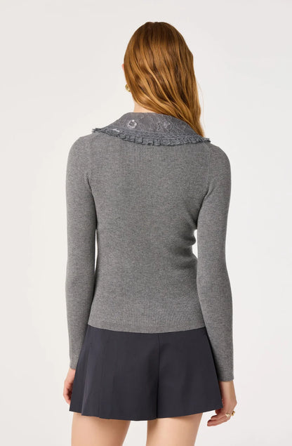 Sonya Lace Collar Cardigan
