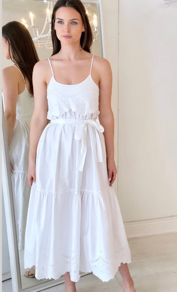 Alexis selma midi dress white online