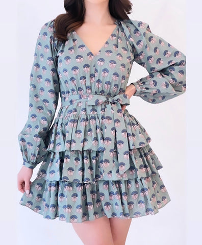 GRACE RUFFLE DRESS