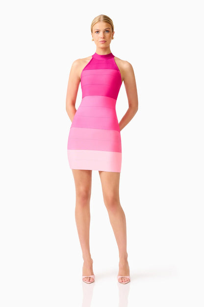 Florava Halter Mini Dress
