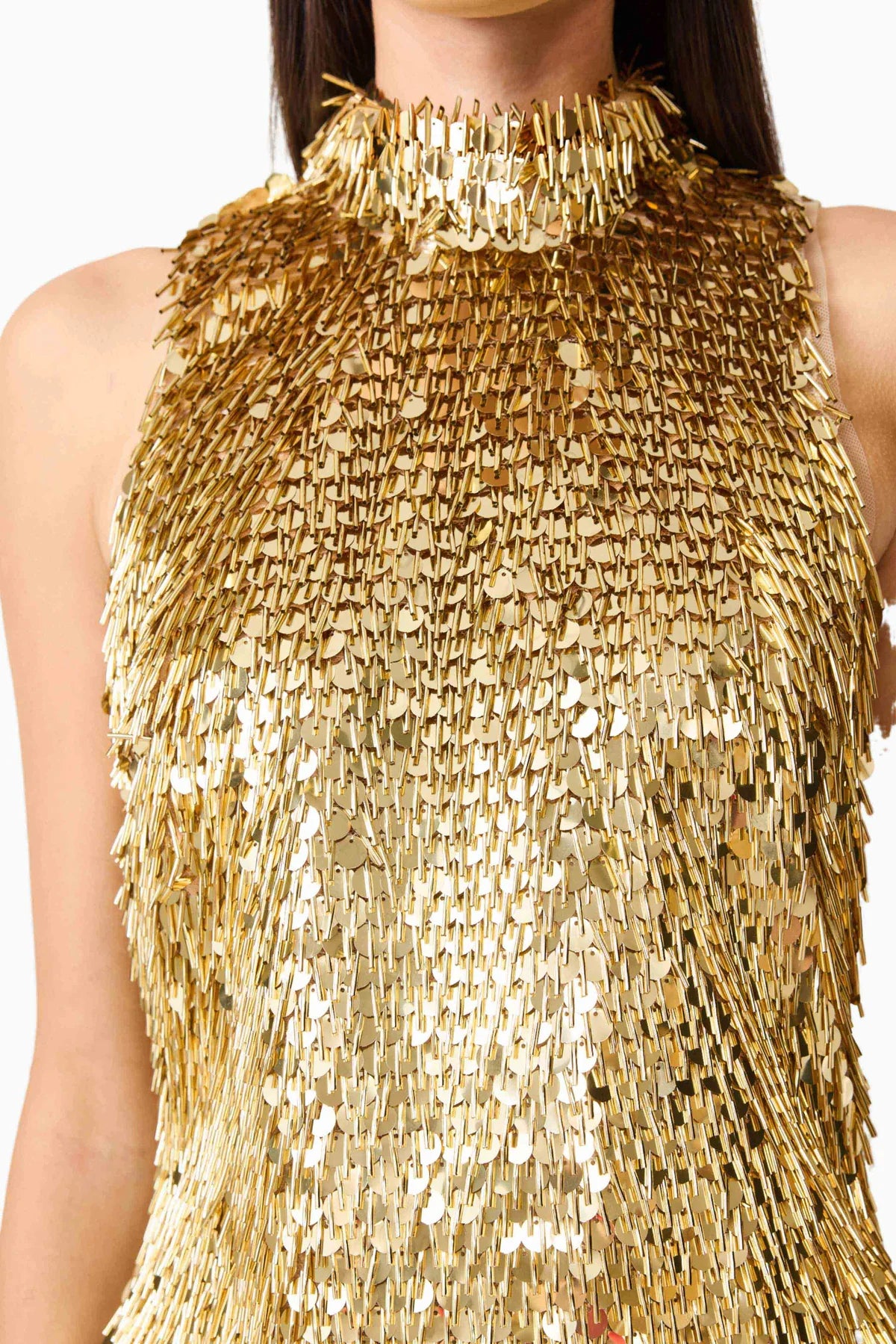 Mercelline Embellished Mini Dress