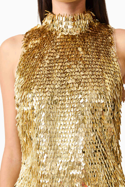 Mercelline Embellished Mini Dress