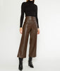 CROP LEATHER PANT