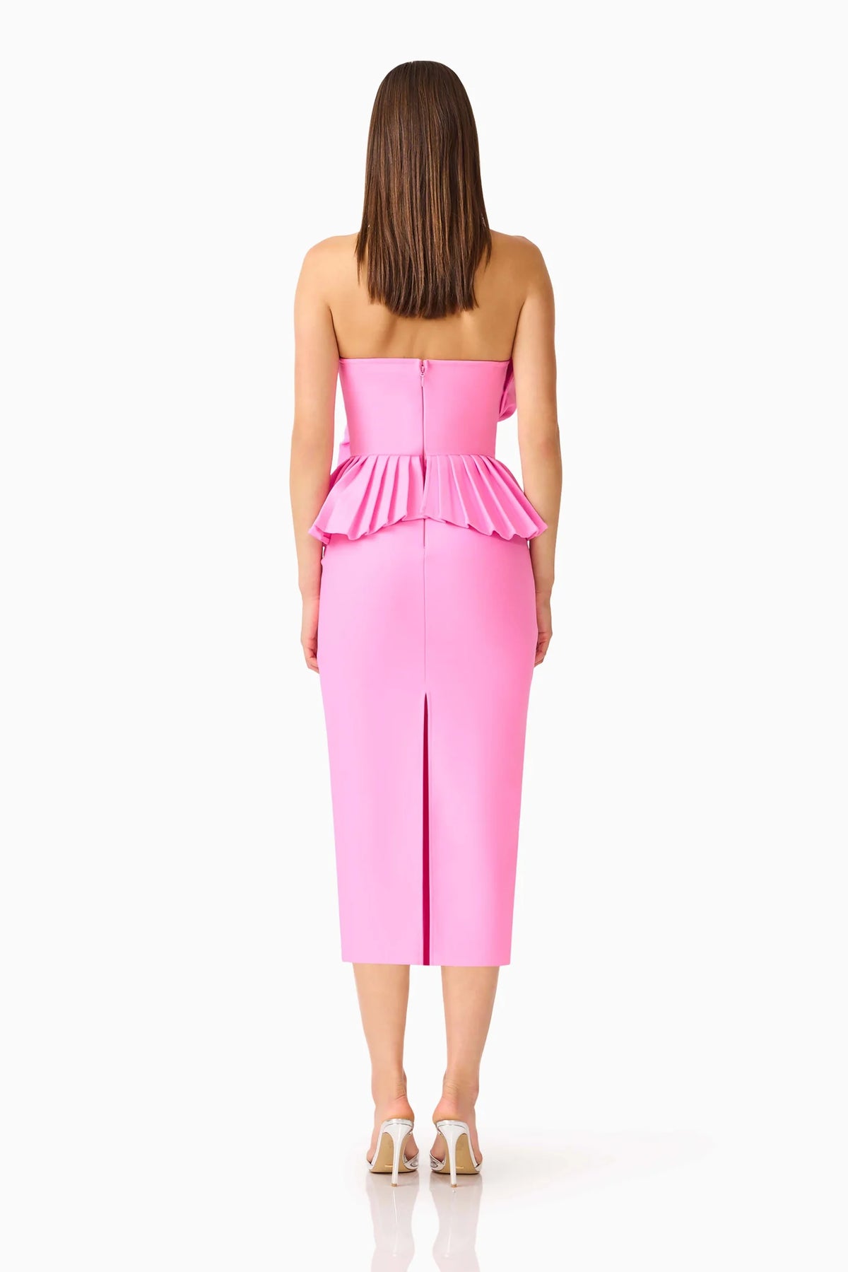 Orelia Pleated Midi Dress