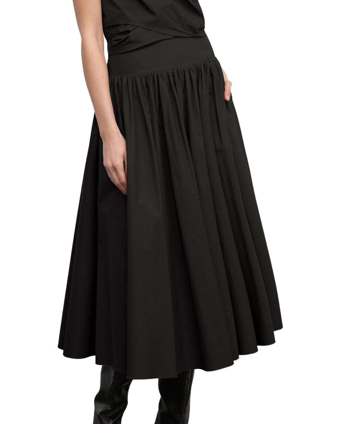 ETIENNE MIDI SKIRT