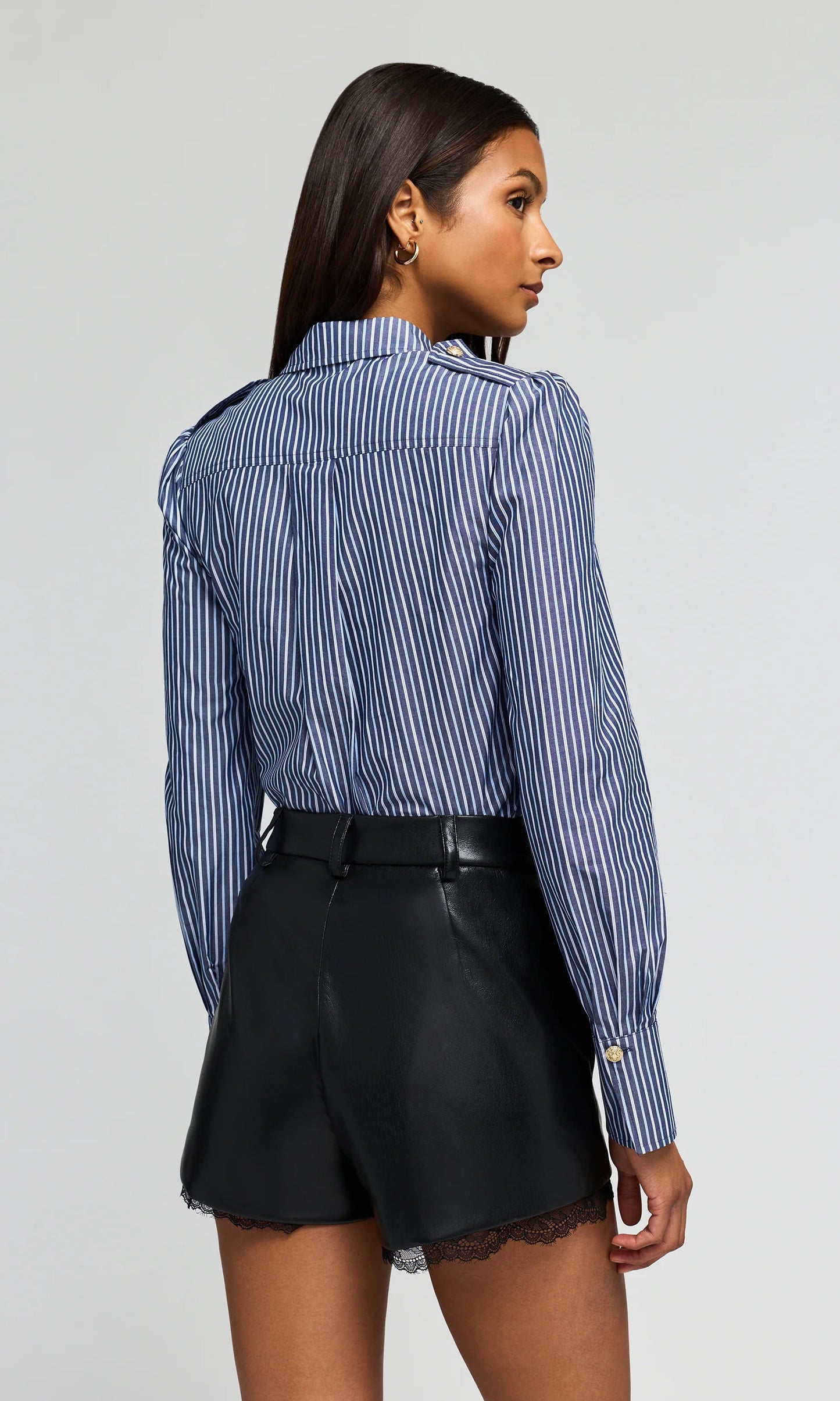 Allure Stripe Poplin Shirt