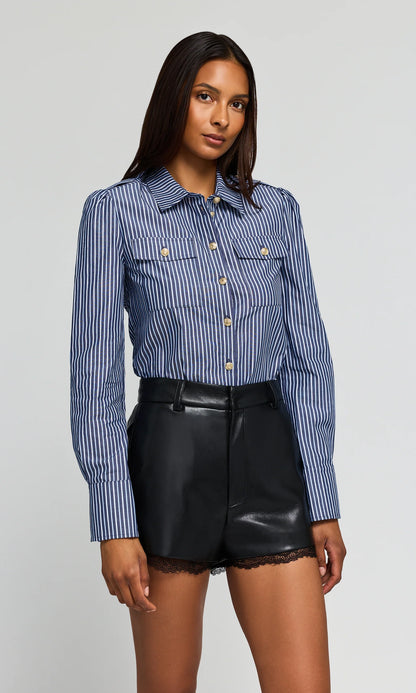 Allure Stripe Poplin Shirt