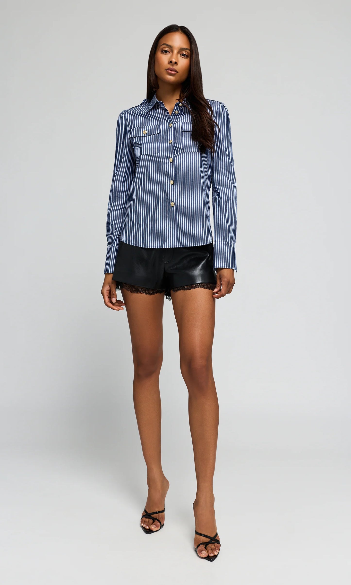 Allure Stripe Poplin Shirt