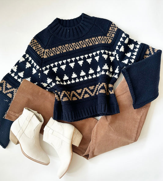 FAIR ISLE SWEATER *