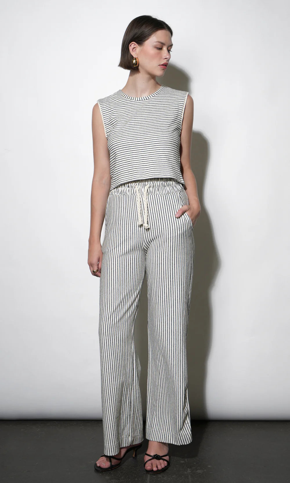 Isla Wideleg Knit Pull Up Pants